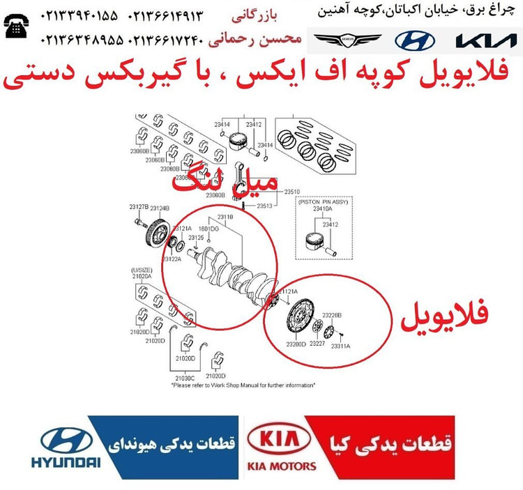 فلایویل کوپه اف ایکس با گیربکس دستی